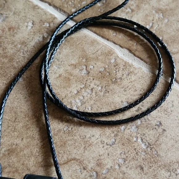 Brighton Black Card Holder Wallet/crossbody with Heart Detail - Picture 6 of 9